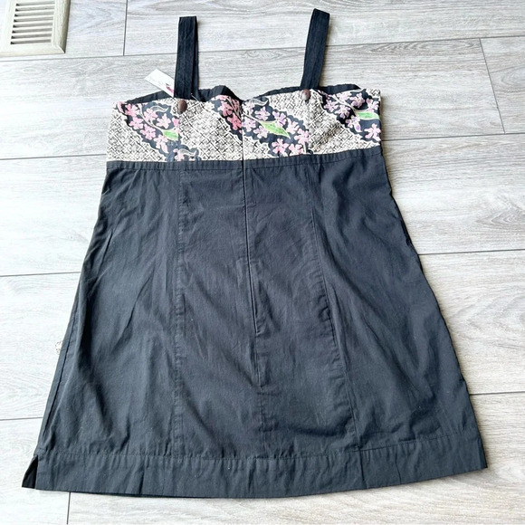 NWT Vintage  Maggie Walt Straps Black Batik Antika Tunic - Picture 11 of 14